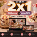2X1 VELAS ARTESANALES + VELAS COMESTIBLES